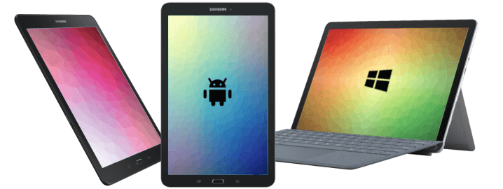 Alquiler de tablets Samsung y Surface