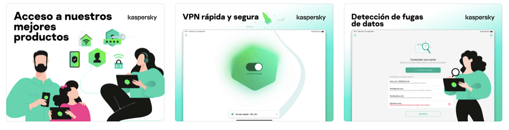 Pantallazos de app Kaspersky