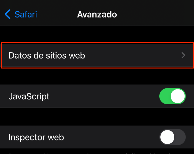 porque no puedo borrar historial safari iphone