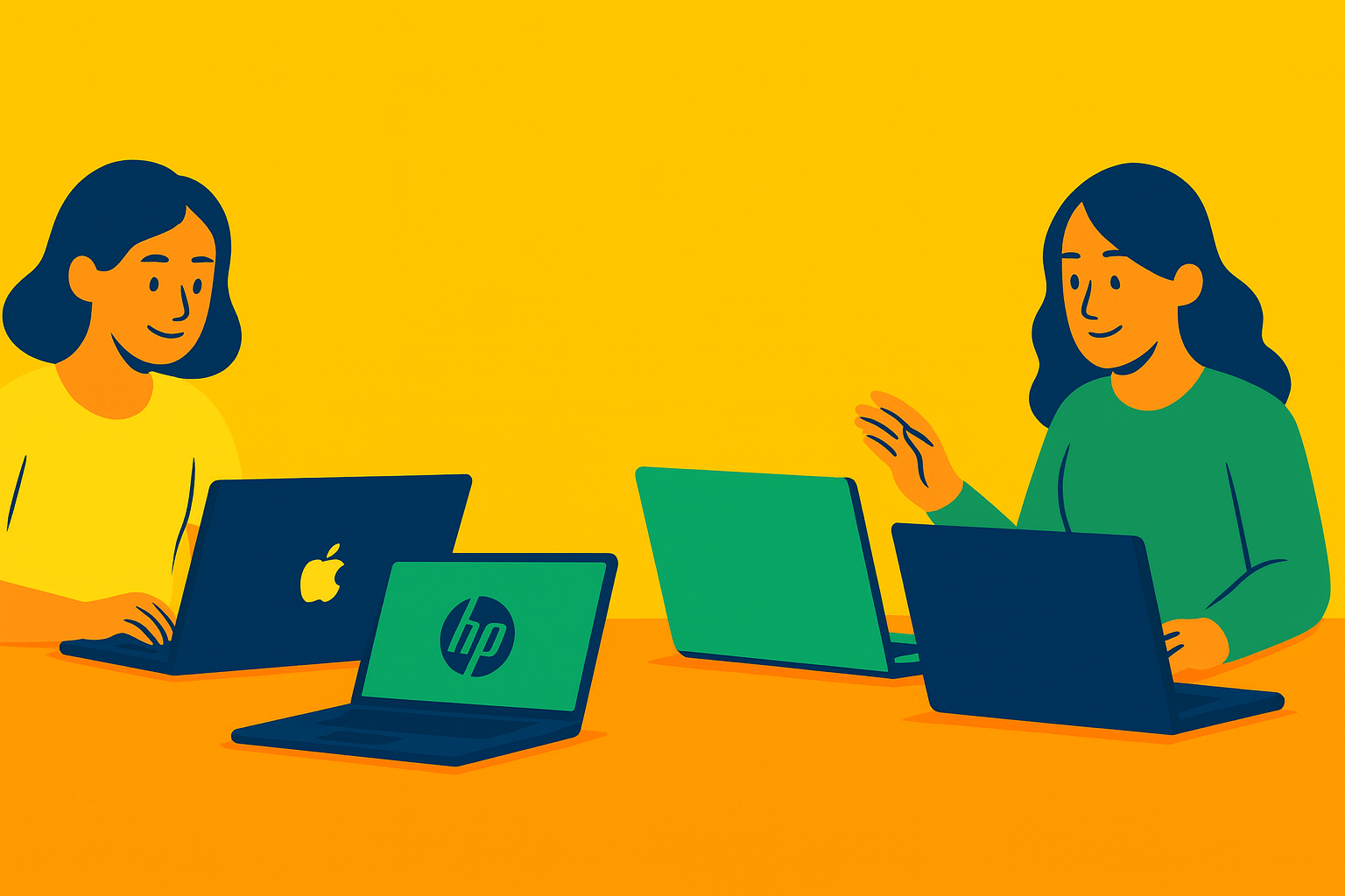 Ilustración sobre los mejores portátiles de 14 pulgadas