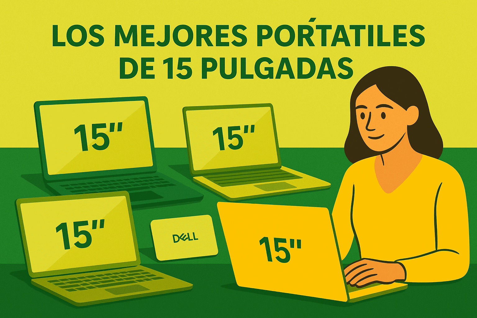 Los mejores portátiles de 15 pulgadas (ilustración)