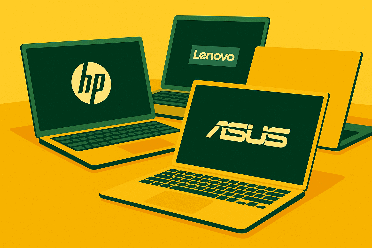 Ilustración sobre los mejores portátiles de 15 pulgadas