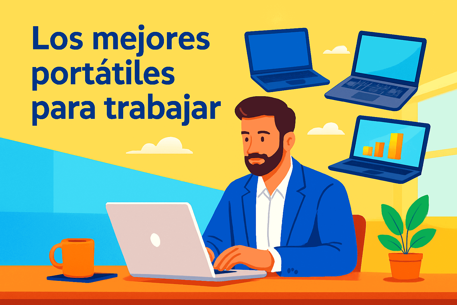 Los mejores ordenadores para trabajar (ilustración)