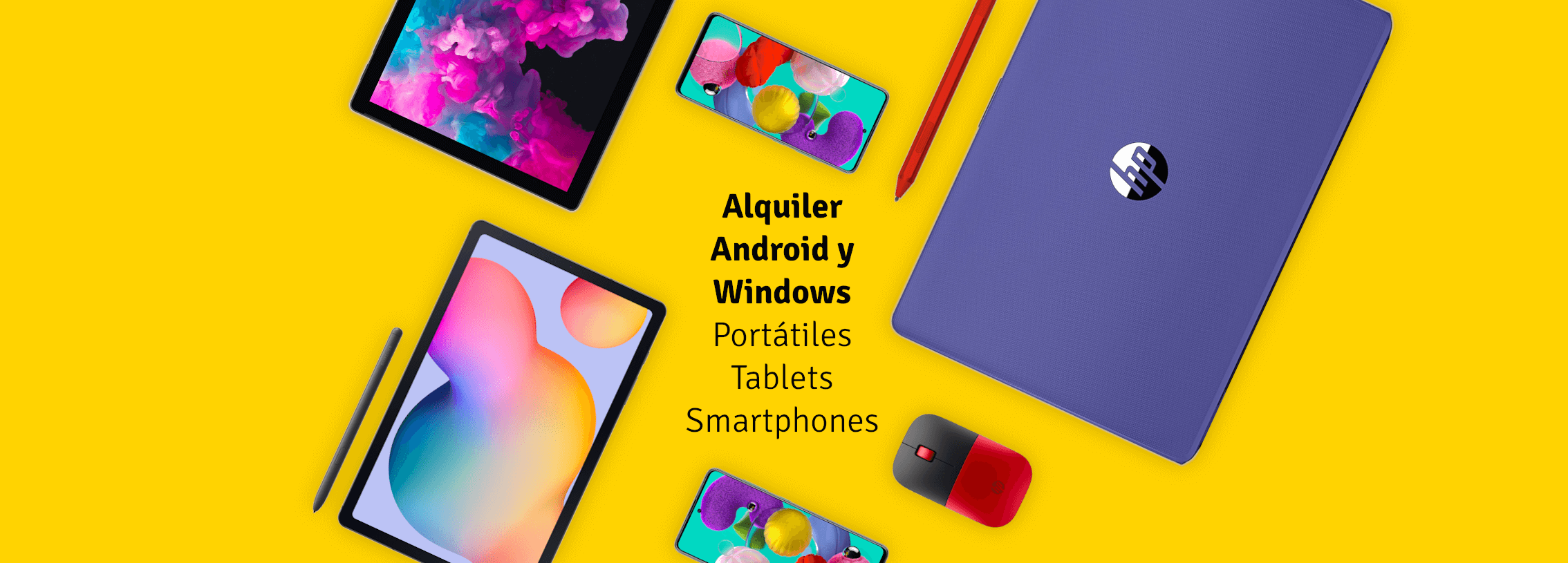 Tablets Android, Portátiles Windows, Smartphones