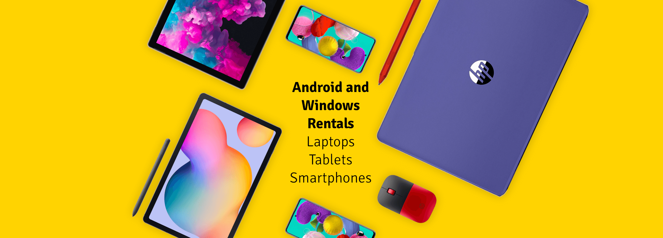Tablets Android, Portátiles Windows, Smartphones